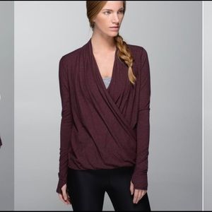Lululemon radiant long sleeve wrap top